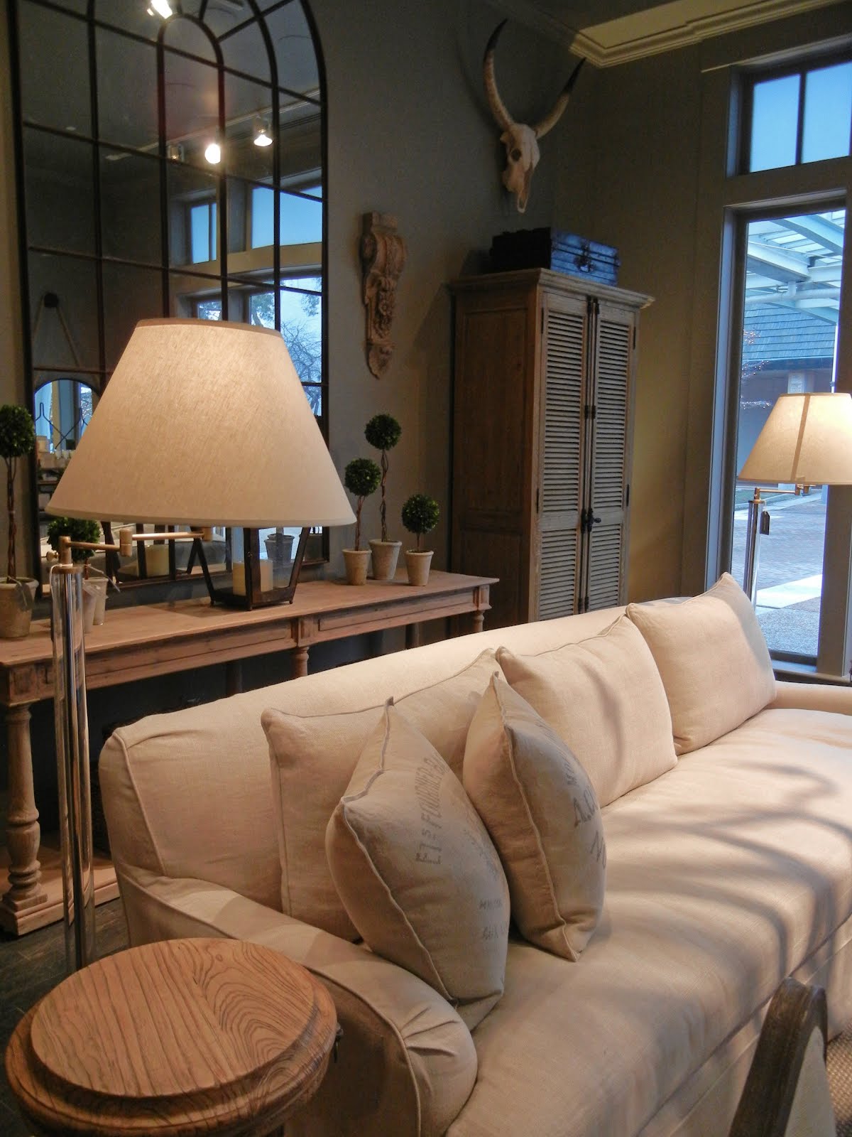 im going back to the start Restoration Hardware Oak Brook Mall