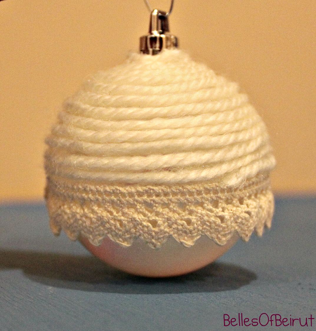 Belles Of Beirut DIY  White Christmas Decoration