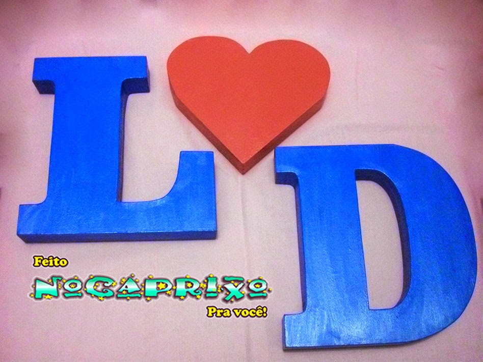 Letras em MDF