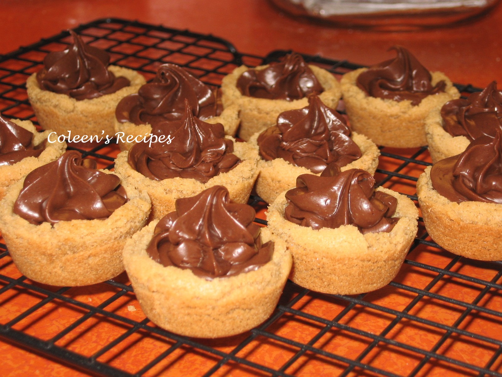 Coleen's Recipes FUDGE FILLED PEANUT BUTTER COOKIES