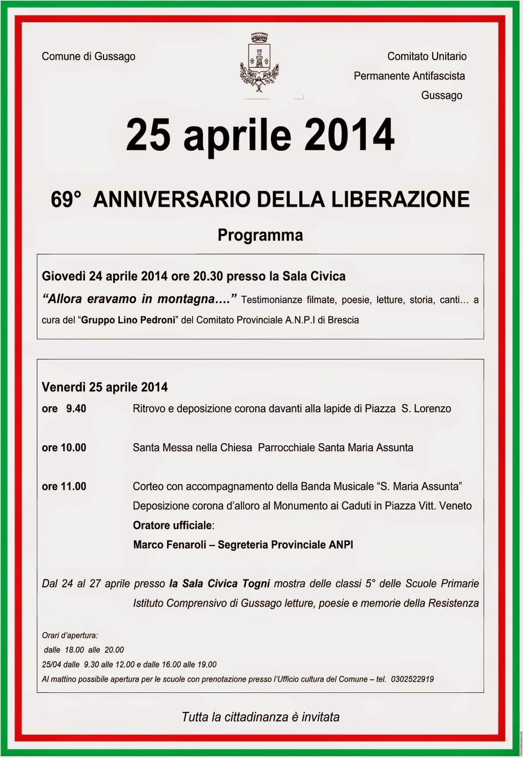 Festa della Liberazione 2014