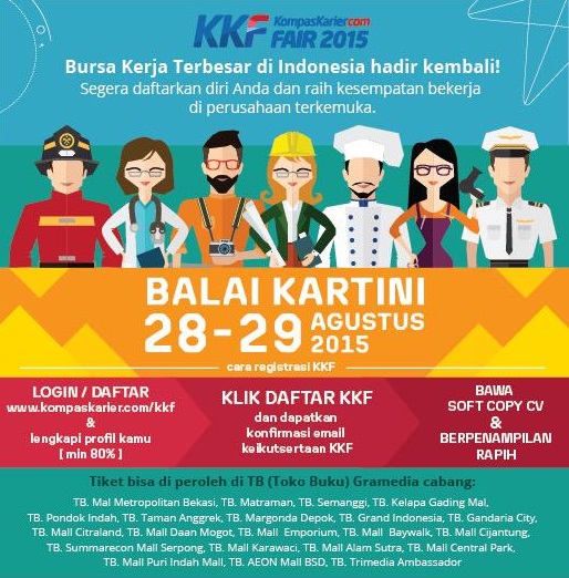 Jadwal Job Fair di Jakarta Agustus 2015 Terbaru Dunia