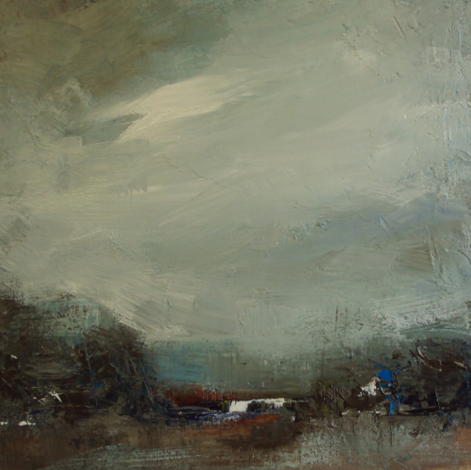 My new paintings Dark clouds