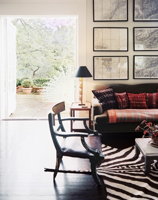 Decorating With Maps Slh Interiors Style