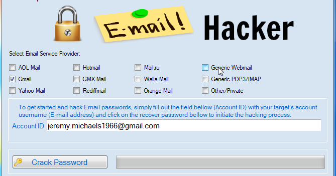 Freeware To Crack Yahoo Mail Password