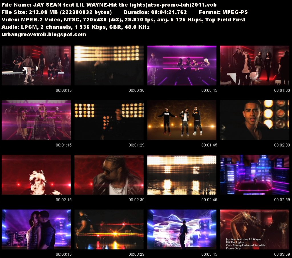 Urban Groove Vob Collection Jay Sean feat Lil Wayne Hit The Lights