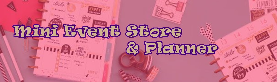 Mini Event Store and Planner