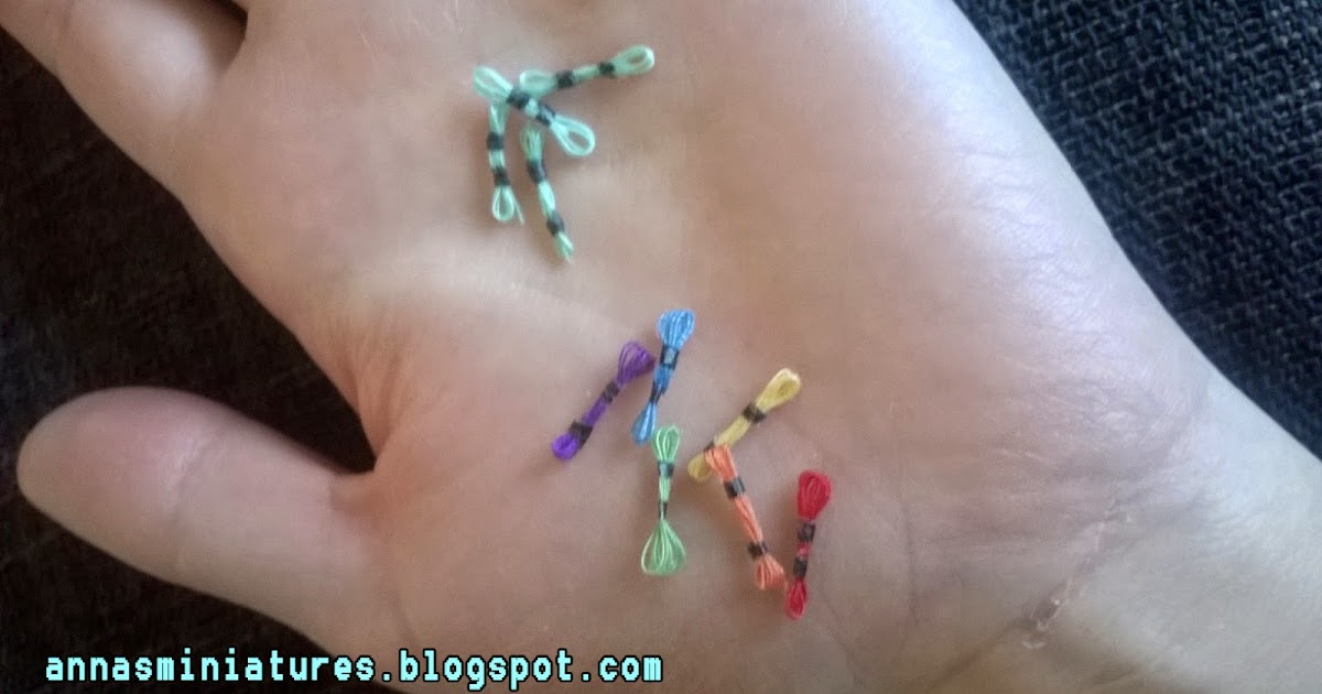 Annas miniatures 112 embroidery silks