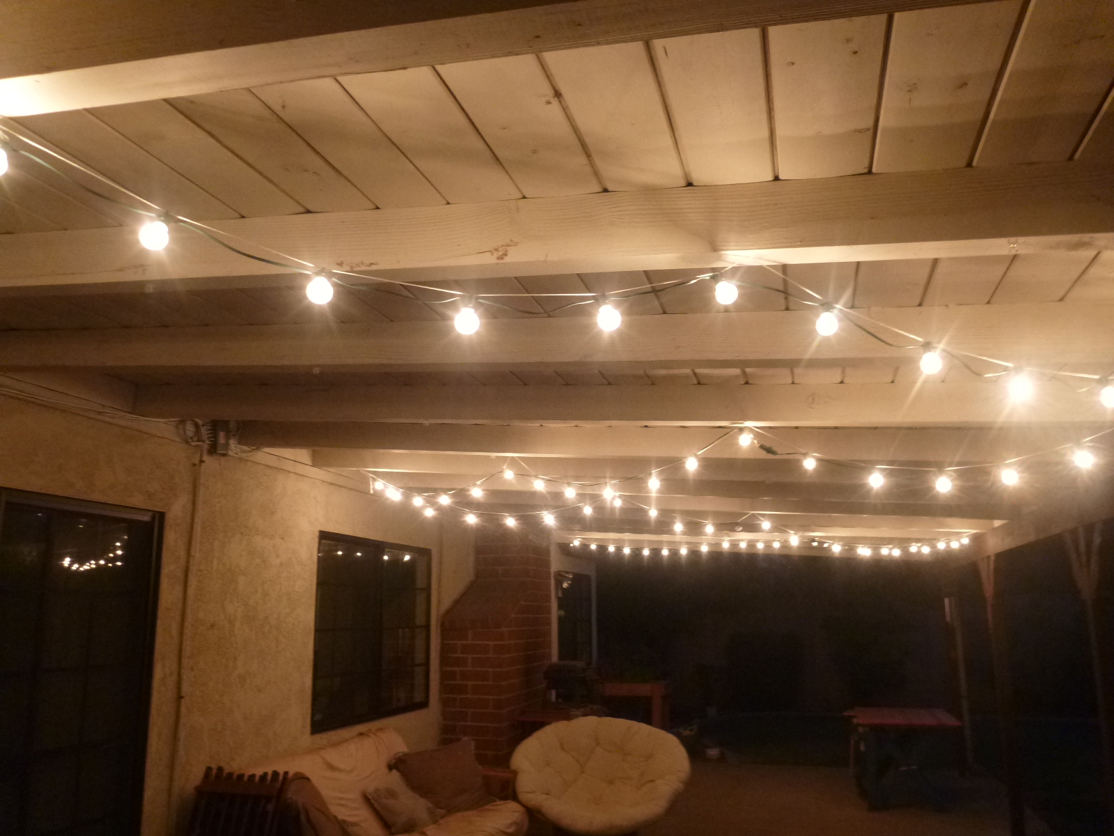 Clearwater Cottage How to Hang Globe Lights