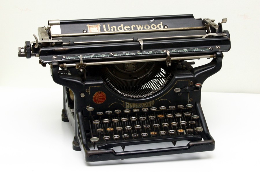 La Maquina de escribir mecanica Underwood