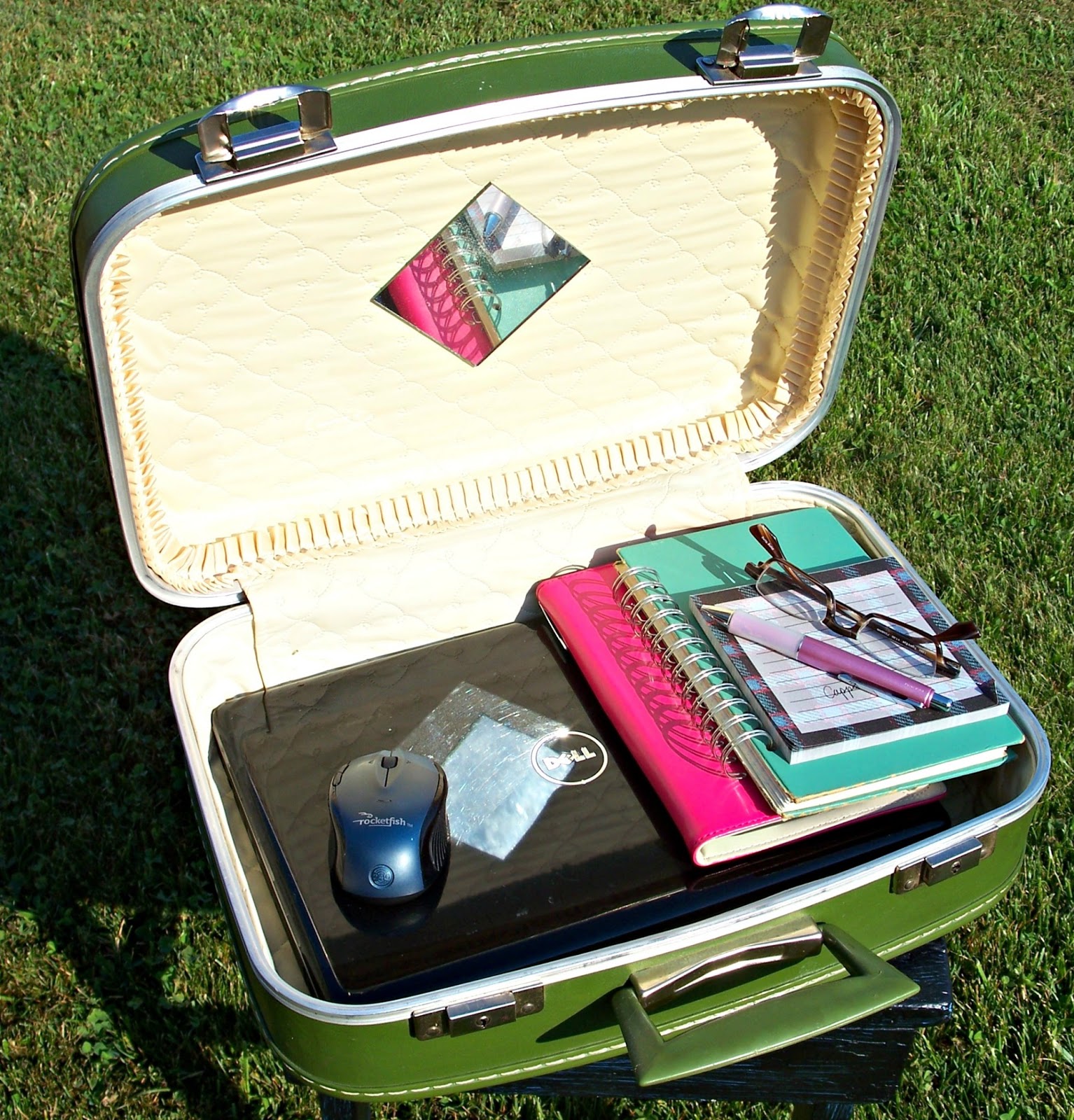 High Prairie Farmgirl Mod Podge Your Suitcase
