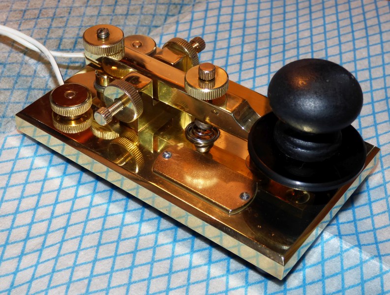 Nemos Phototgraphy Solid Brass Morse Key Renovation