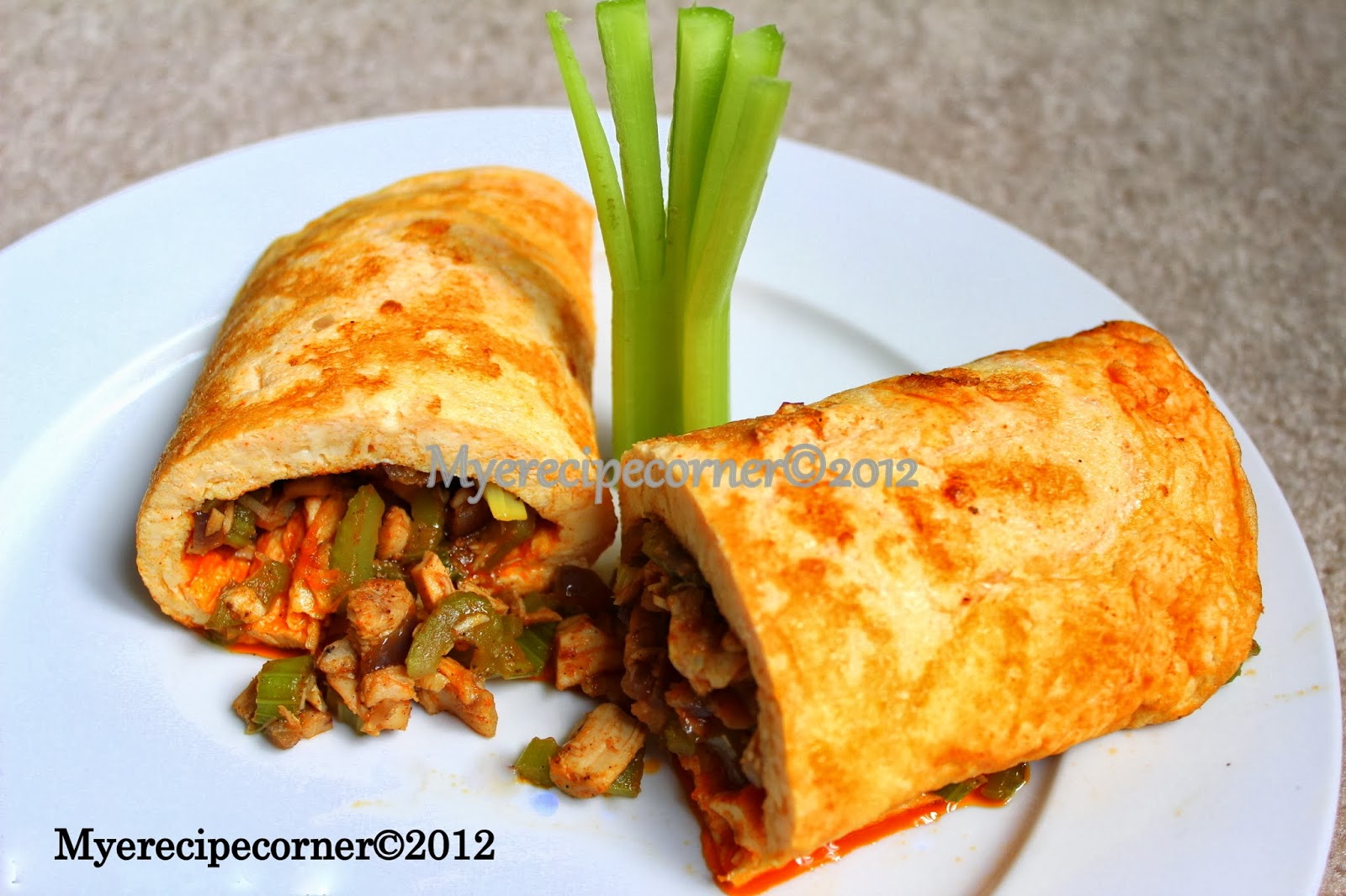 Mye's Kitchen Indian Egg Rolls with Curried Chicken