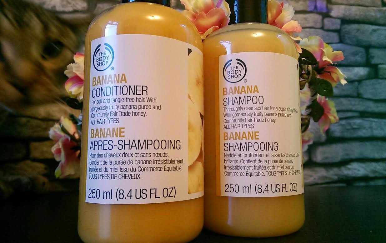 Kels Kurls The Body Shop Banana shampoo & conditioner review With a