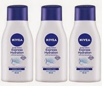 Jaw Dropping Deal: Nivea Express Hydration body lotion 30ml – Pack of 3 worth Rs.117 for Rs.58 Only 