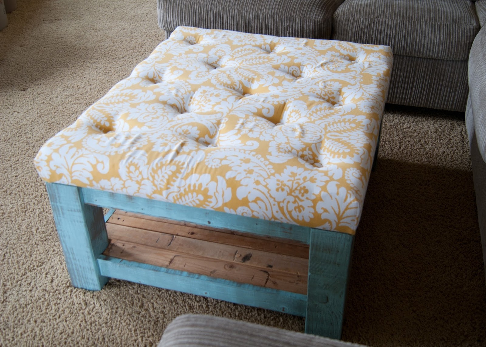 DIY Ottoman Under 100 Cut List and Instructions Averie Lane DIY
