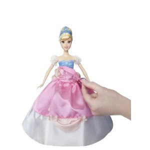 Pre-kindergarten toys - Disney Princess 2-In-1 Ballgown Surprise Cinderella Doll (W1137)