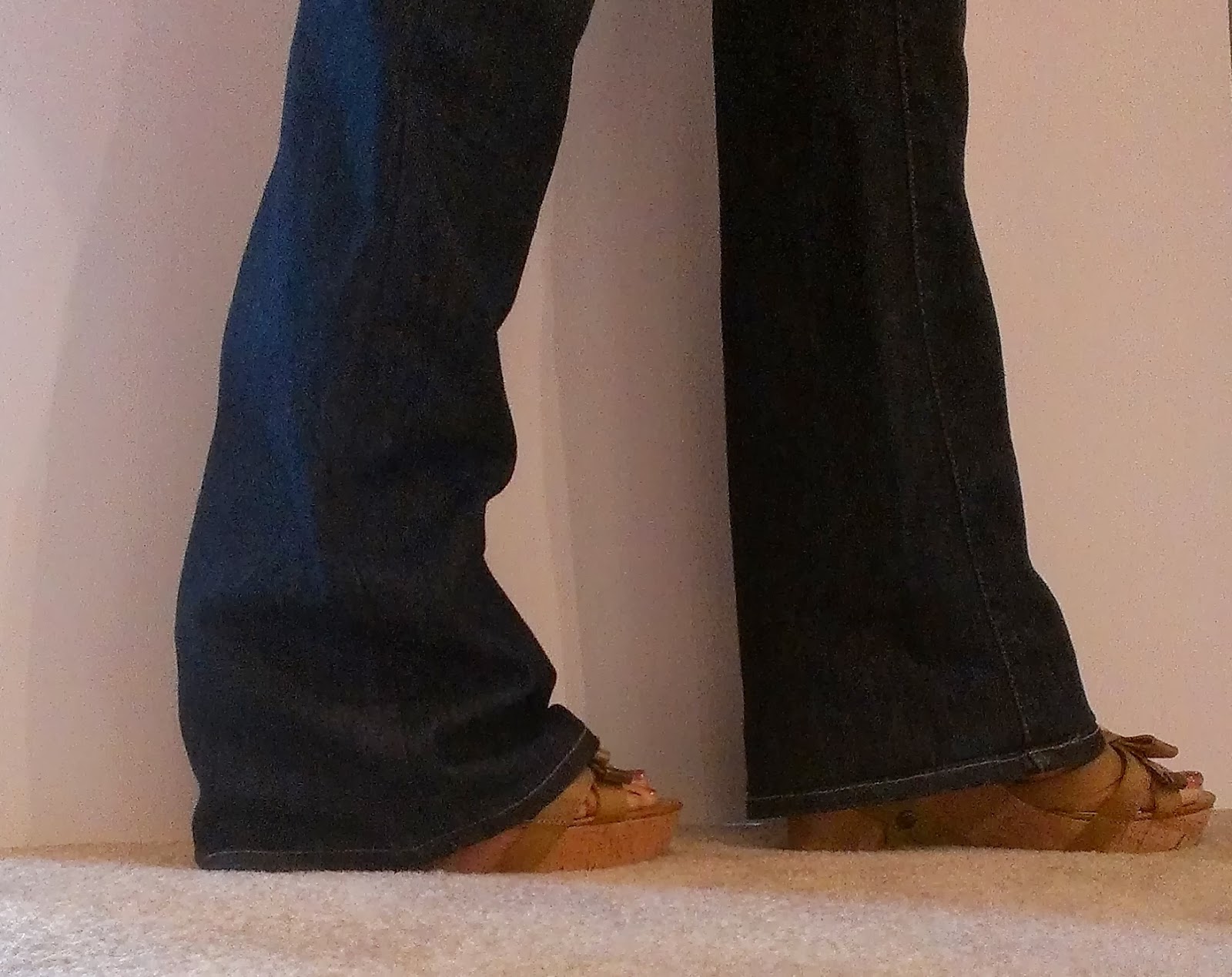 Crafting Makes the Heart Grow Fonder Hemming Jeans