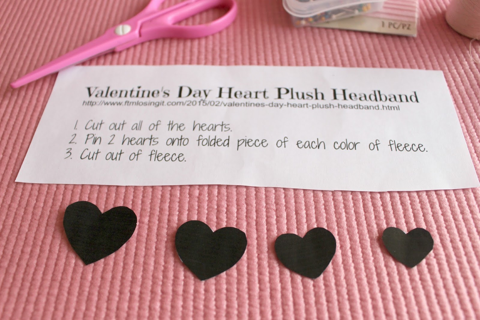 The simple craft diaries: girly valentine headband Valentines Day Heart Plush Headband Tutorial - First Time Mom and Losing It