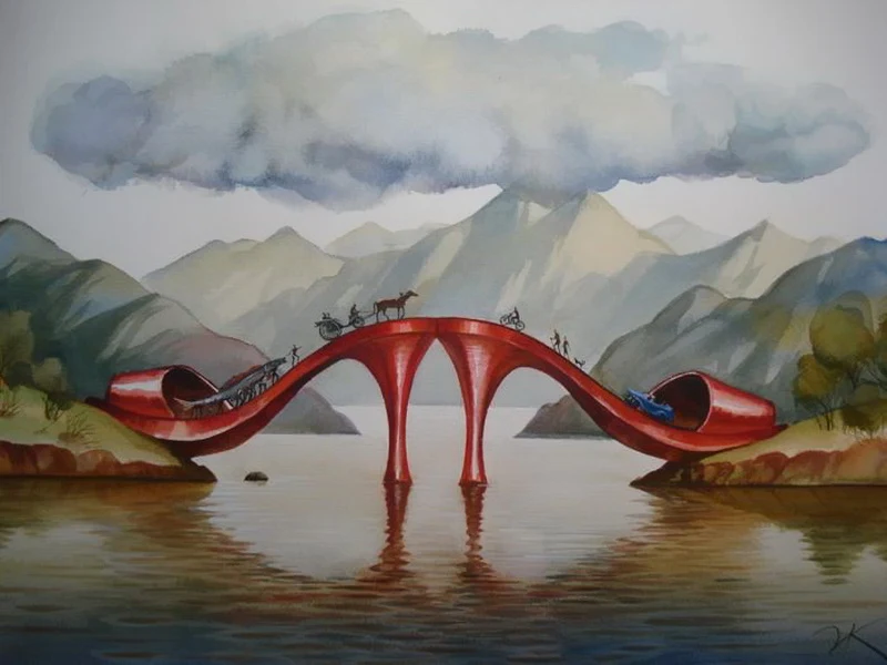 Vladimir Kush 1965 | Russian painter | The Surreal Landscapes