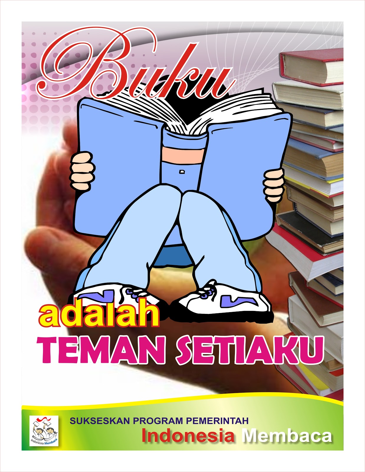 Poster Perpustakaan Sekolah Lakaran
