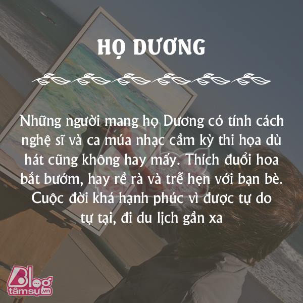 Xem ý nghĩa của 35 "Họ" trong tên của bạn là gì?