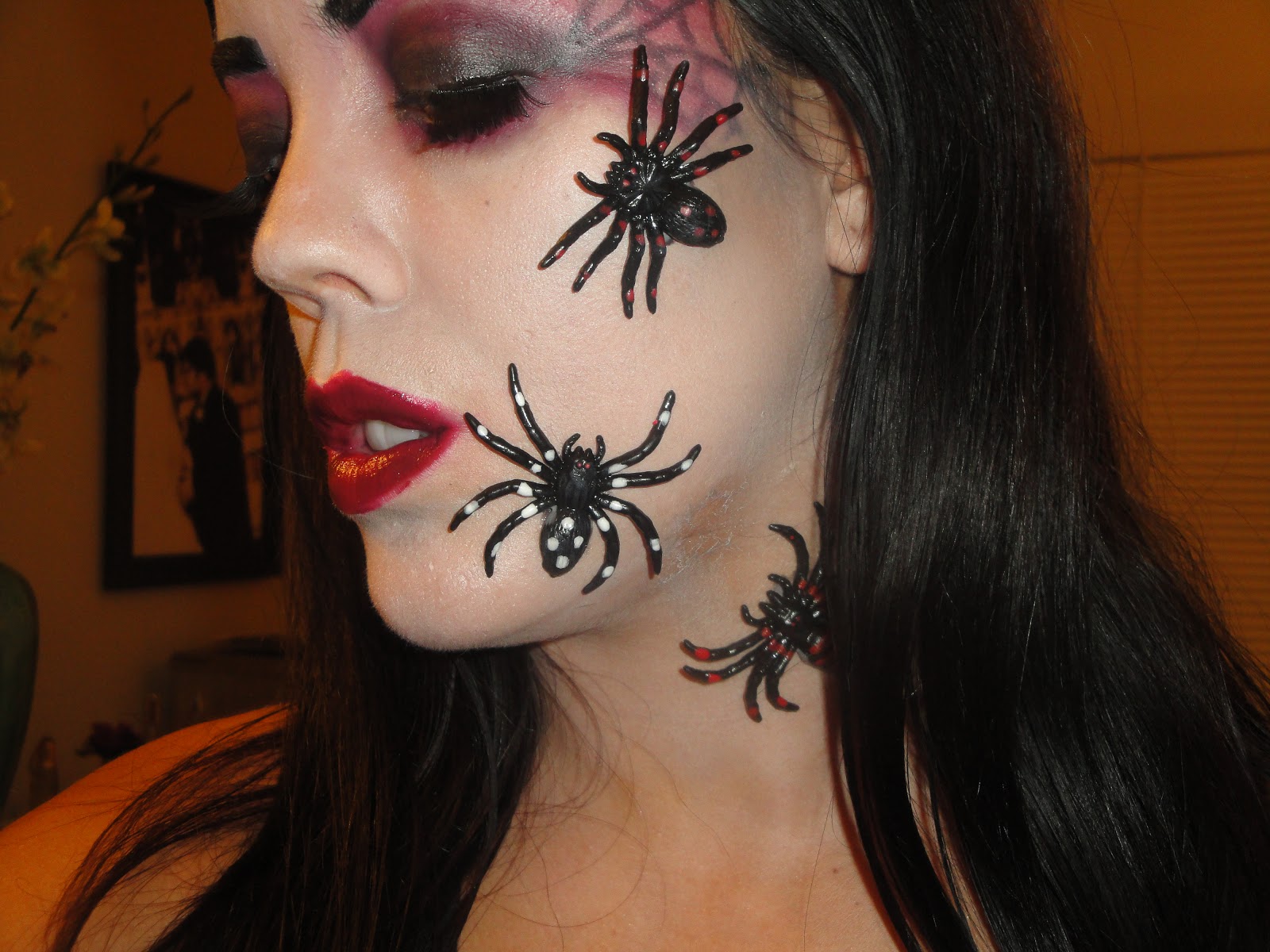 Sisters Beauty Buzz Black Widow Makeup Look