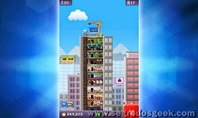 Tiny Tower jogo para Android.