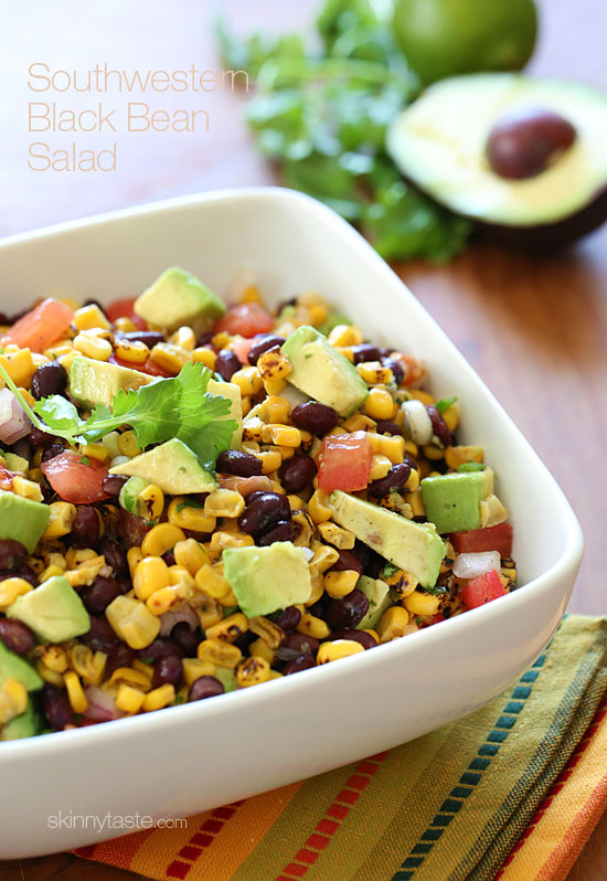 Southwestern Black Bean Salad Skinnytaste