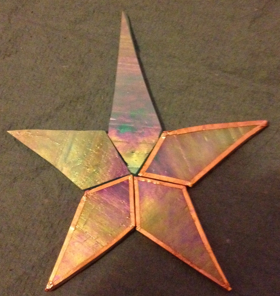 Sally thought Sparkle Stained Glass Star(t)
