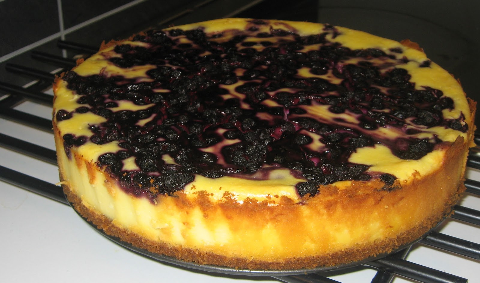 Velkommen til Kjøkkenkroken Ostekake med blåbær (New York Blueberry