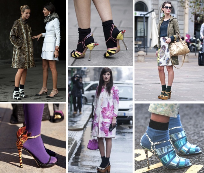 socks and sandals, street style