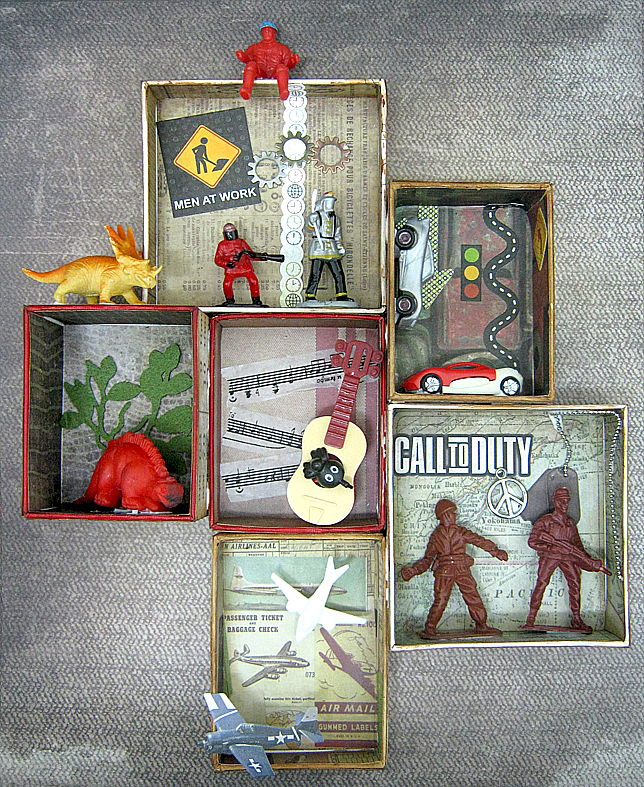scrappin it Toys Shadow Box Wall Hanging