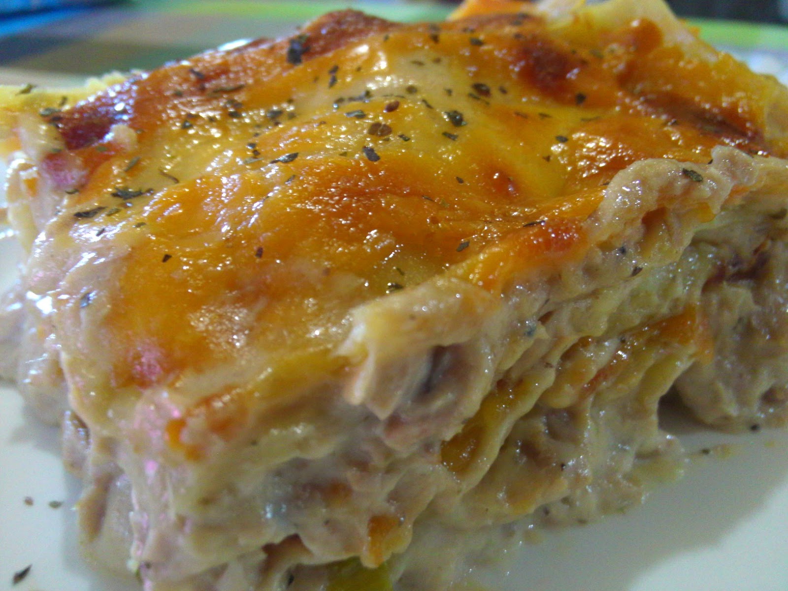 SIMPLE THREE CHEESE TUNA LASAGNA AprilEatsGuilty