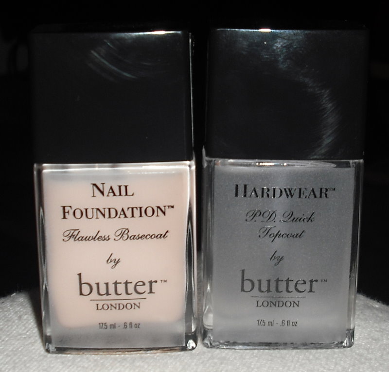 Imperfectly Painted butter LONDON Nail Foundation Base Coat & Hardwear