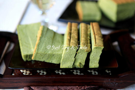 Resep Green Tea Ogura Cake JTT