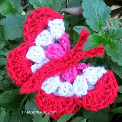 Butterfly Crafts for Kids -  Free Crochet Pattern
