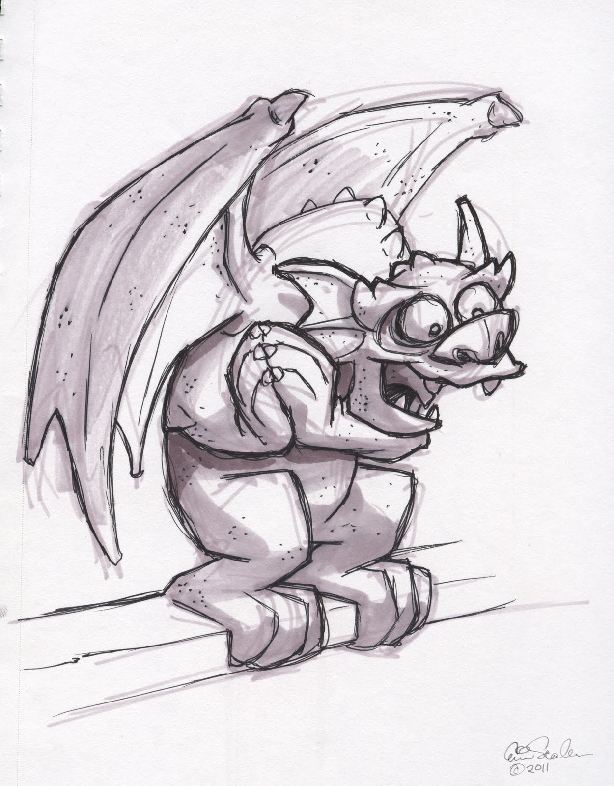 cartoon gargoyles gargoyle tattoo sketch quotes sketches drawing drawings halloween days quotesgram cool designs tattoodaze choose board tattoos