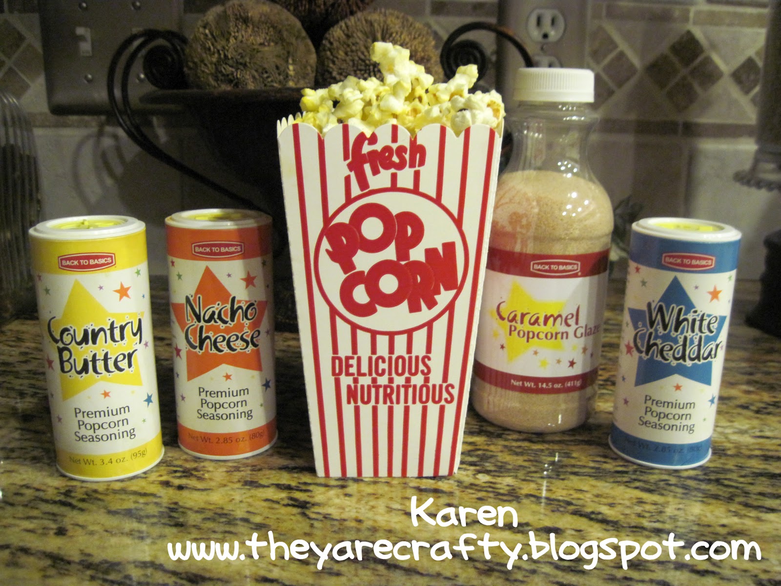 They Are Crafty Make your own microwave popcorn