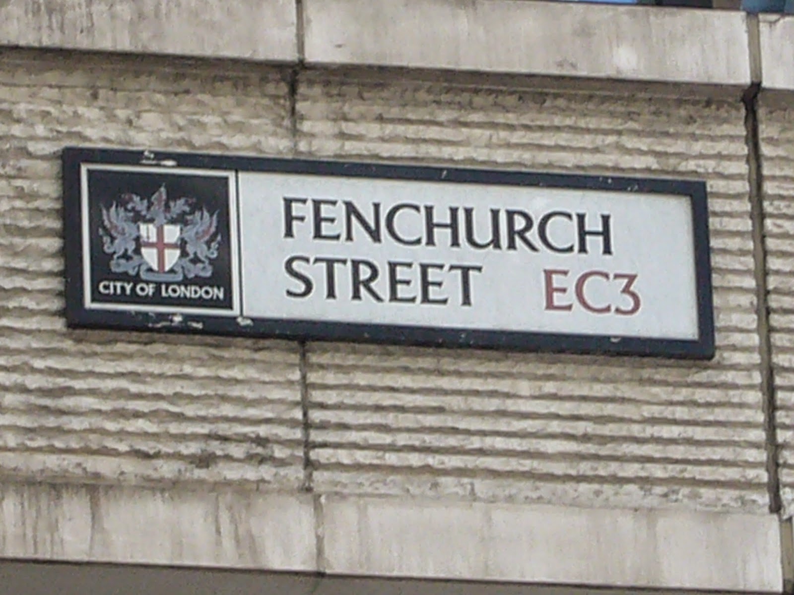 Holmes And Poirot In London ロンドン フェンチャーチ ストリート Fenchurch Street