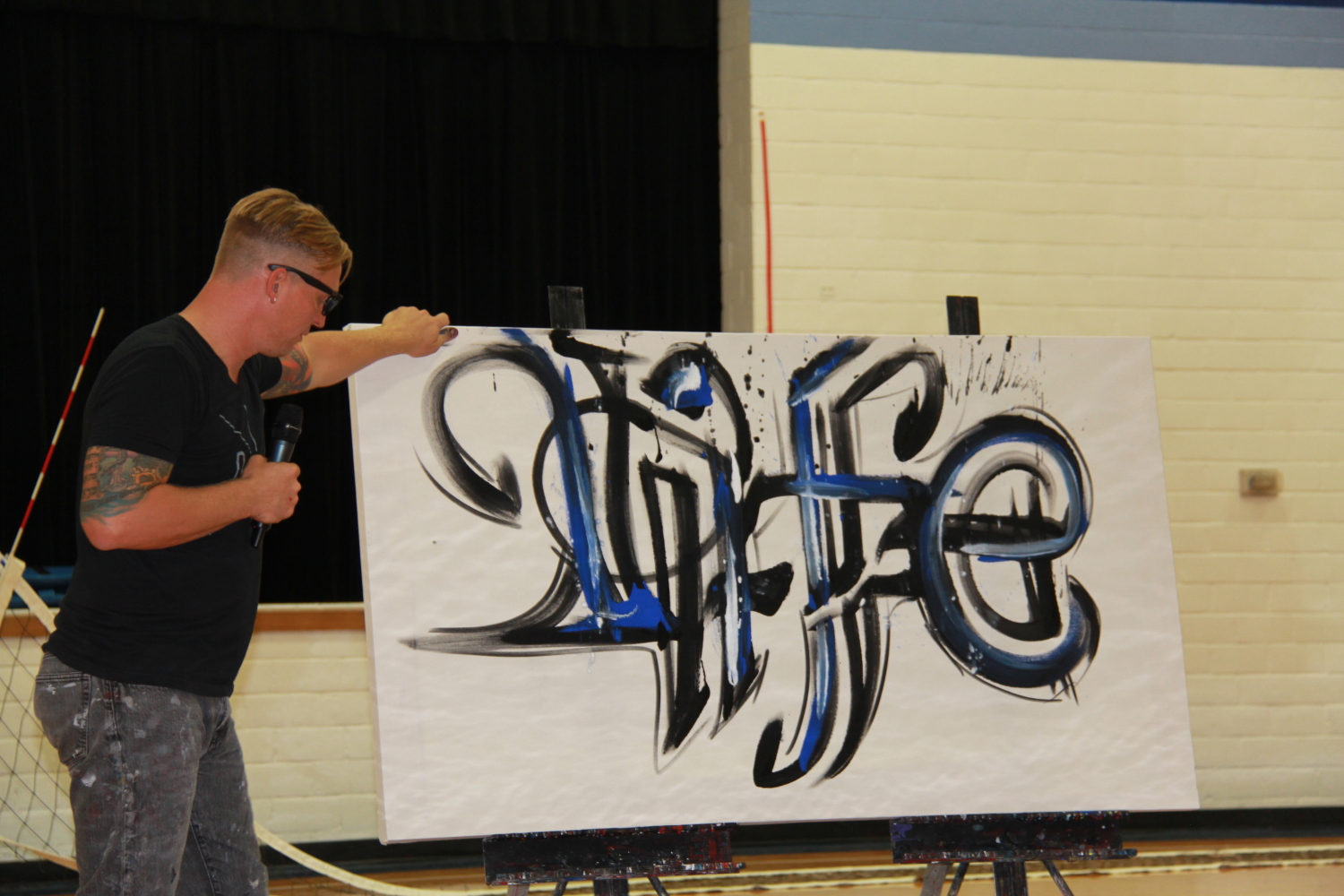 Words Beats Life Hosting Adult Graffiti Classes Taught By Asad