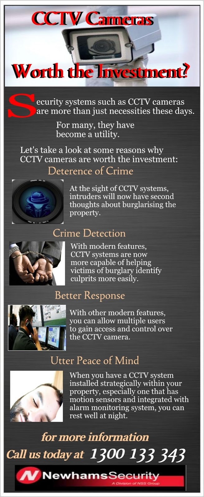 4 Things that Make CCTV Cameras Worth the Investment Infographic