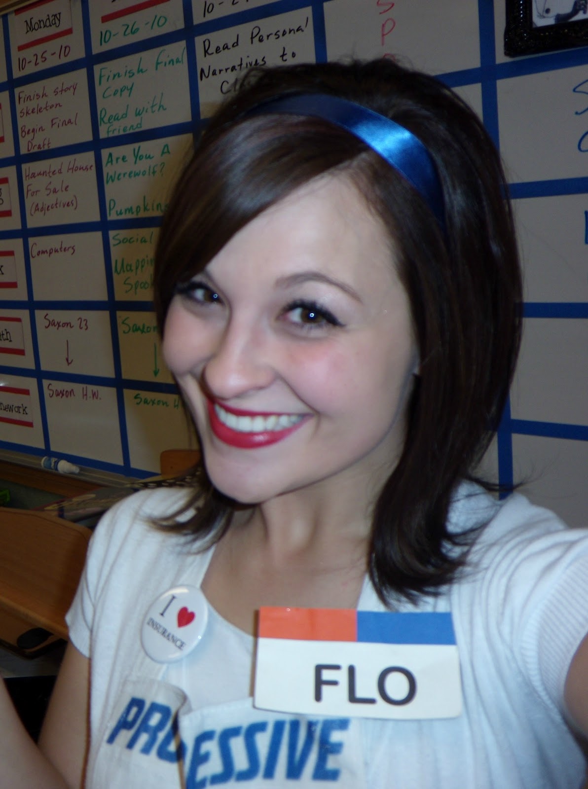 Flo Halloween Costume