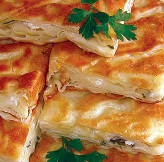 Masterpiece RecipesTurkish Cuisine Sauceless Lasagna with Feta Cheese