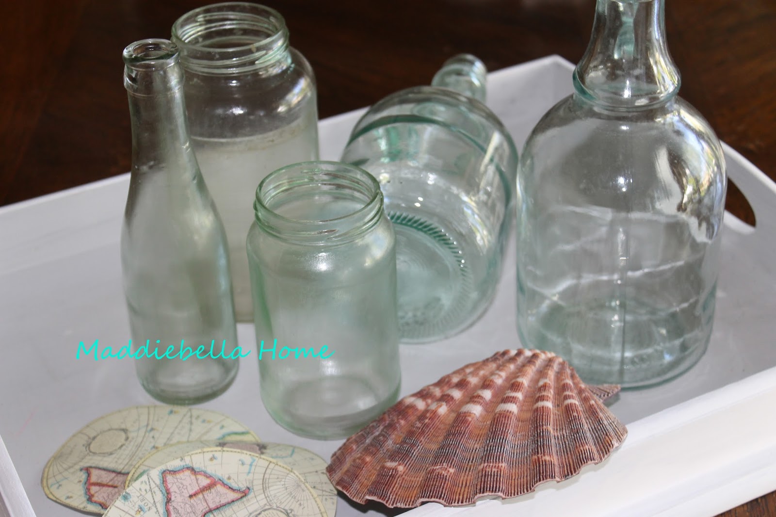 _ Faux SEA GLASS BOTTLES Tutorial