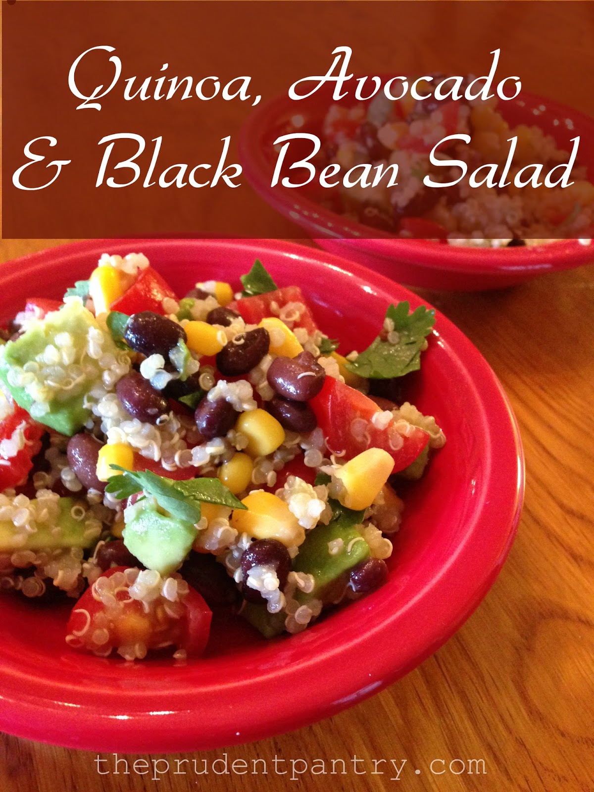 The Prudent Pantry Quinoa, Avocado & Black Bean Salad {recipe}