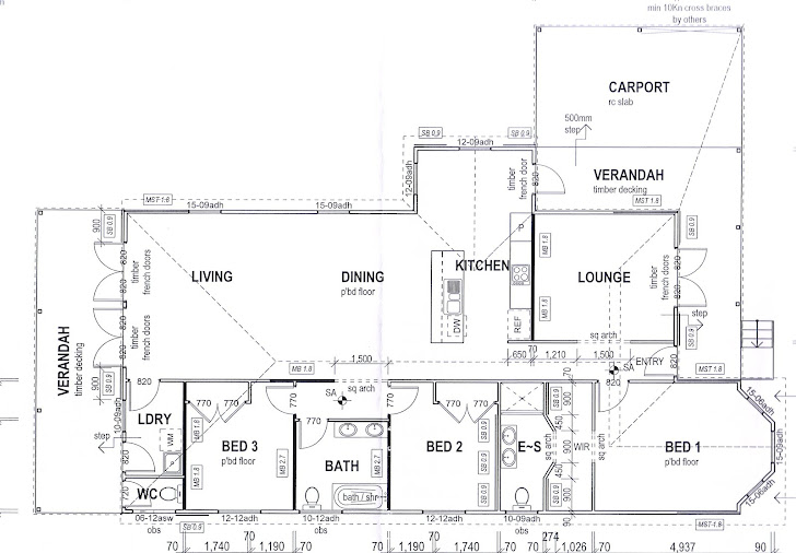 Floor Plan of Katoomba Cottage