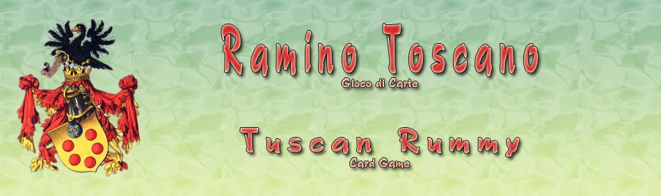 Ramino Toscano - Tuscan Rummy - Gioco di Carte - Card Game