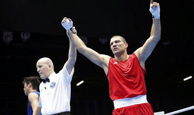 Българският боксьор Тервел Пулев спечели своя 1/4-финален мач срещу аржентинеца Ямил Пералта Хара в категория до 91 килограма на боксовия олимпийски турнир