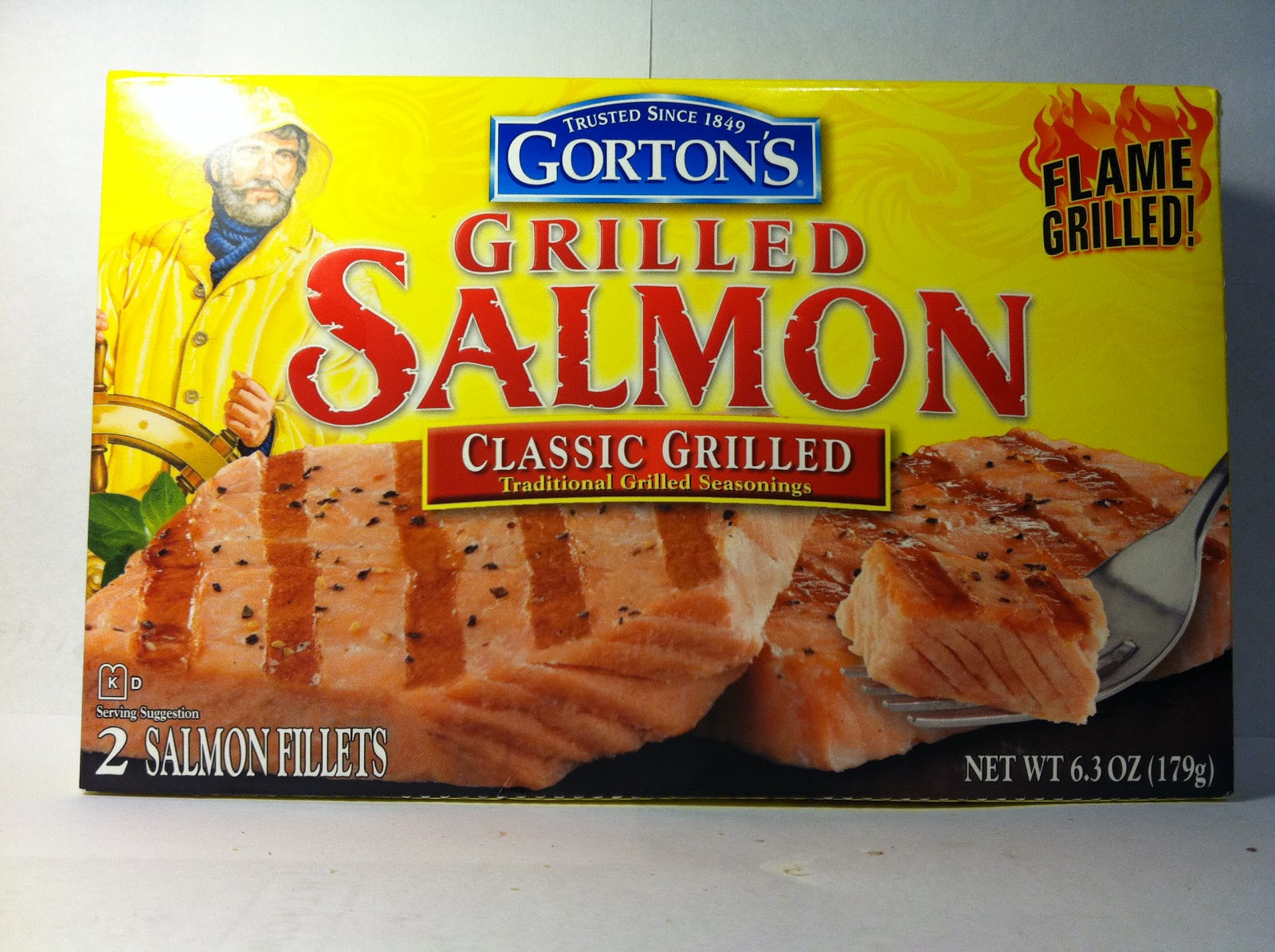 Crazy Food Dude Review Gorton's Frozen Classic Grilled Salmon